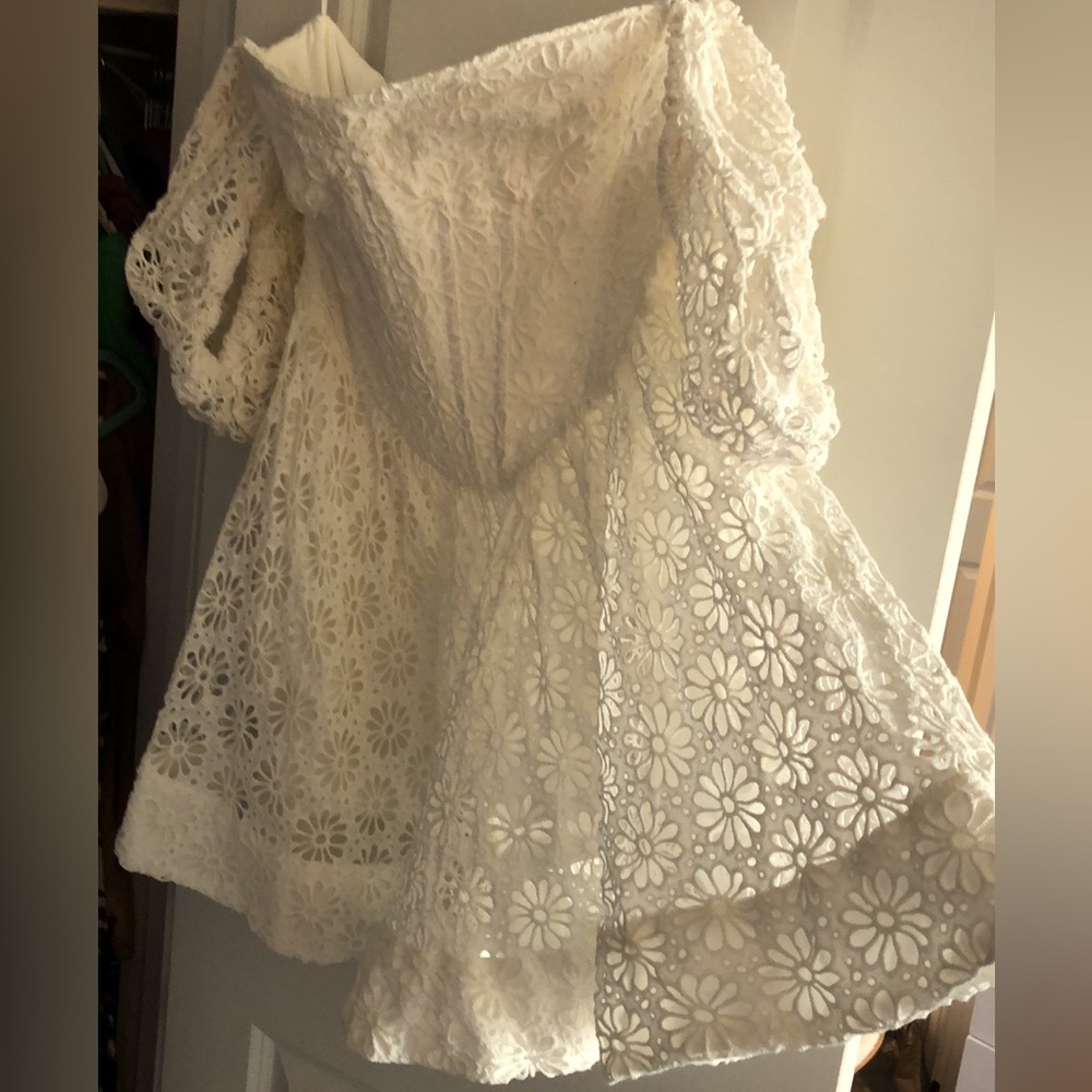 Bardot Corset Daisy Eyelet Dress